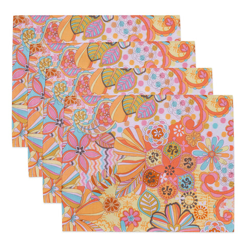 Retro Paisley Placemat Set