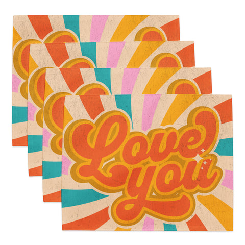 Love You Placemat Set