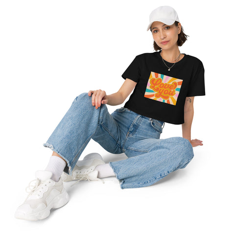 Love You Women’s Crop Top