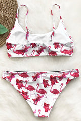 Pink Flamingo Bikini Set